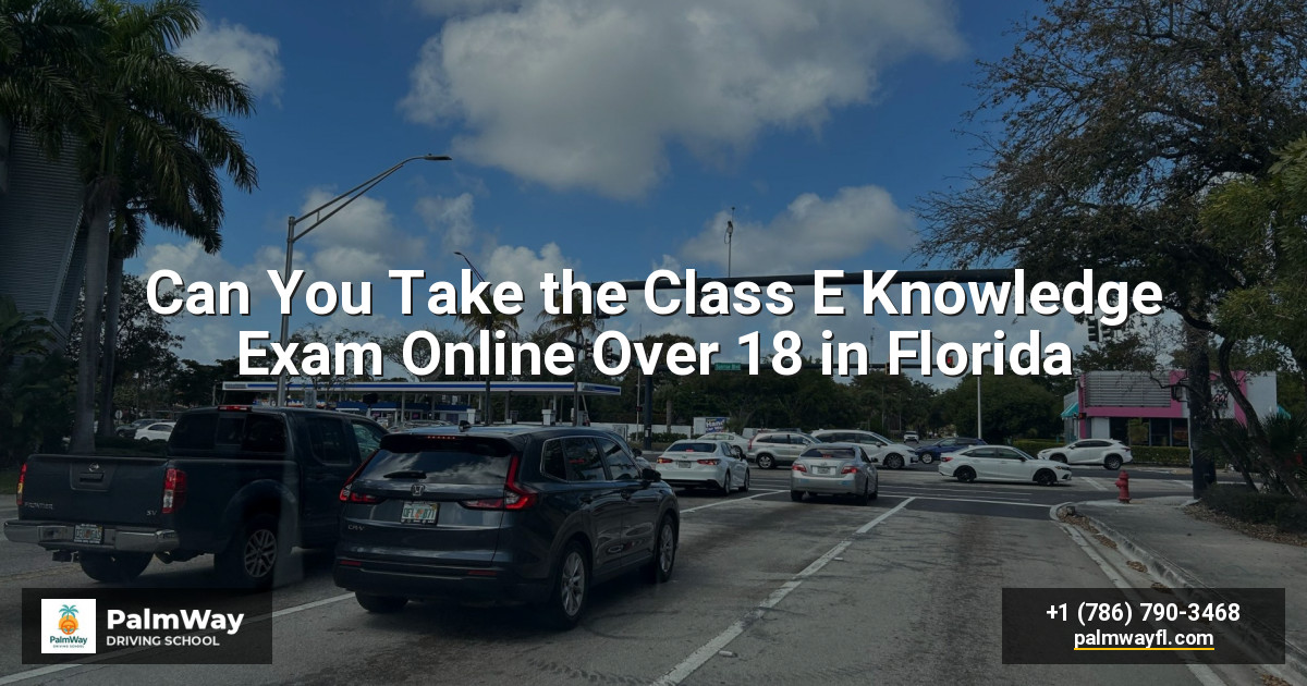 Can You Take the Class E Knowledge Exam Online Over 18 in Florida