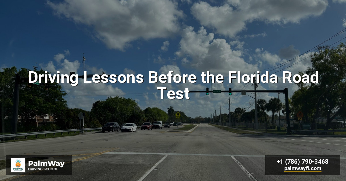Driving Lessons Before the Florida Road Test