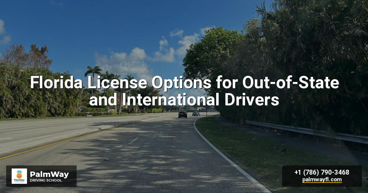 Florida License Options for Out-of-State and International Drivers