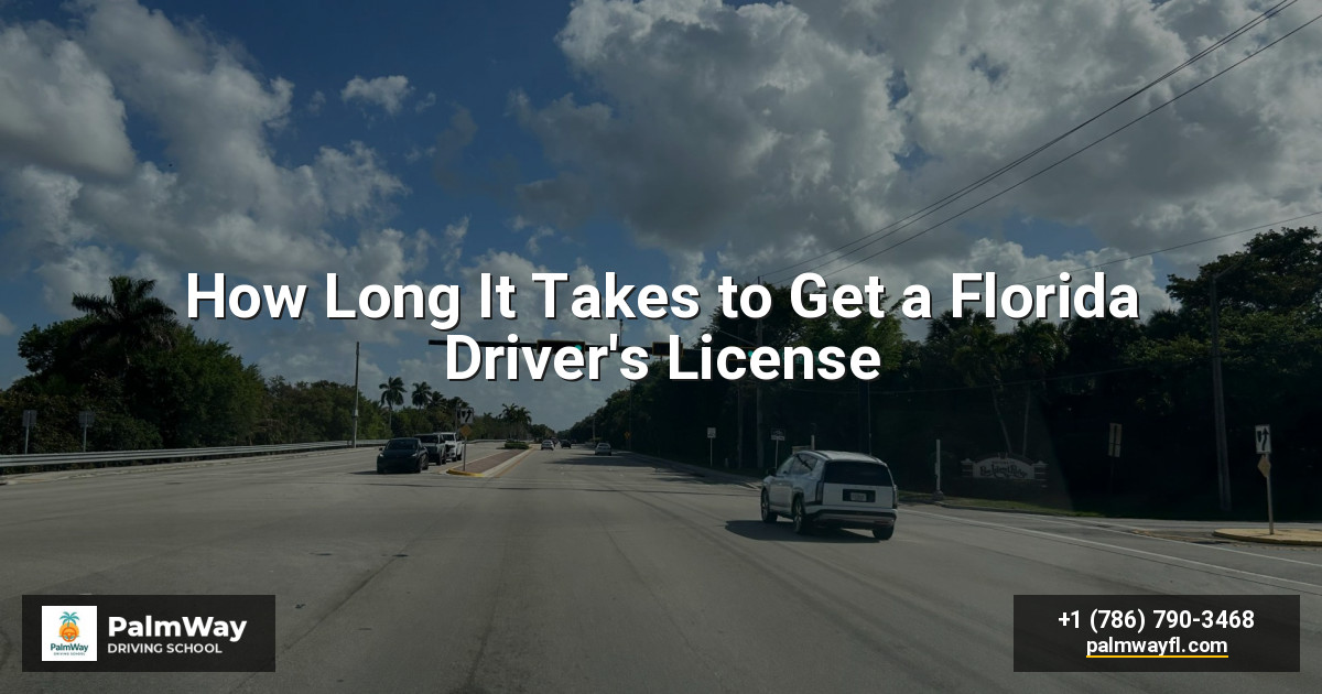 How Long It Takes to Get a Florida Driver's License