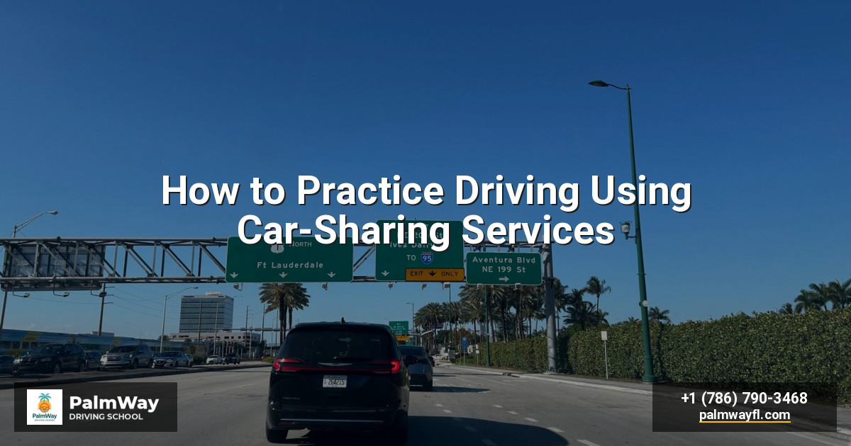 How to Practice Driving Using Car-Sharing Services