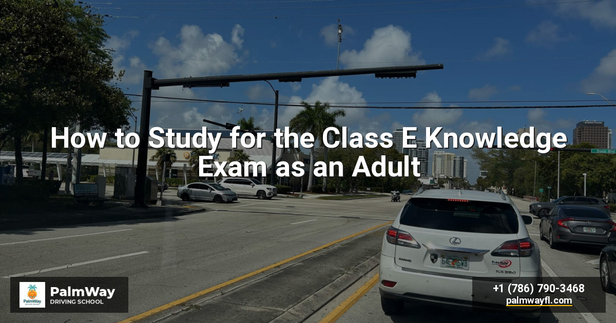 How to Study for the Class E Knowledge Exam as an Adult