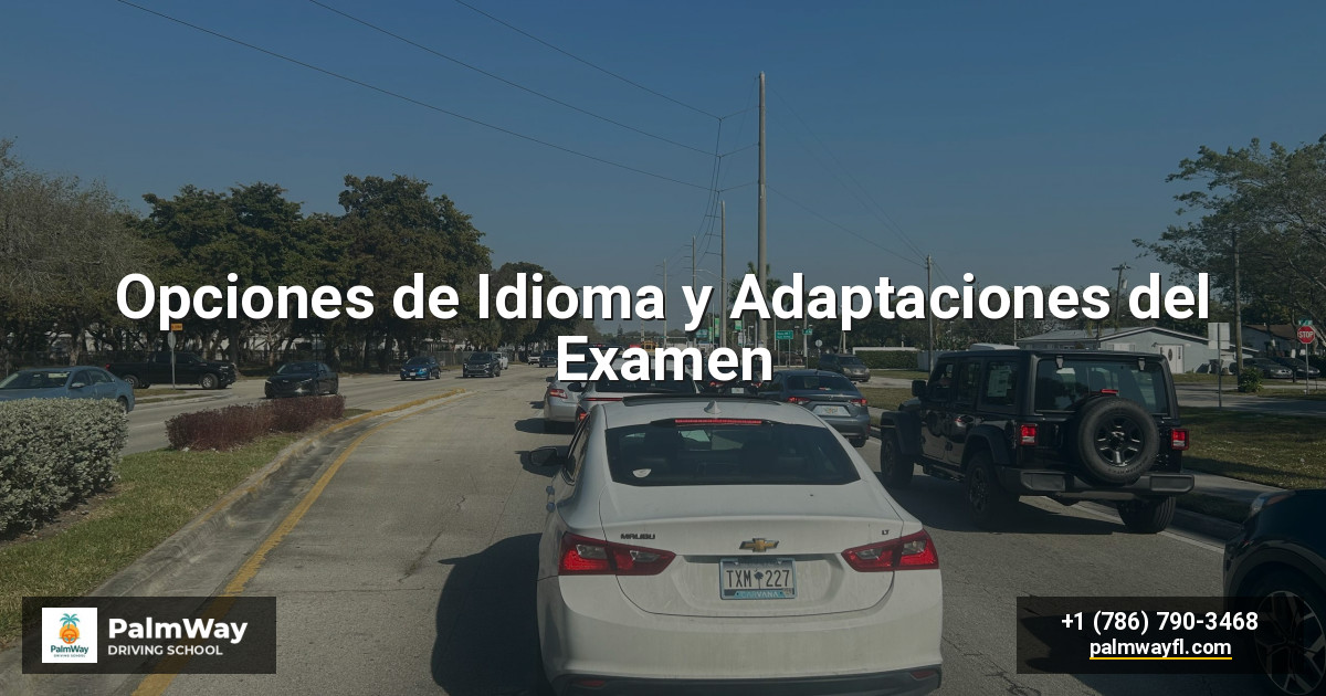 Opciones de Idioma y Adaptaciones del Examen