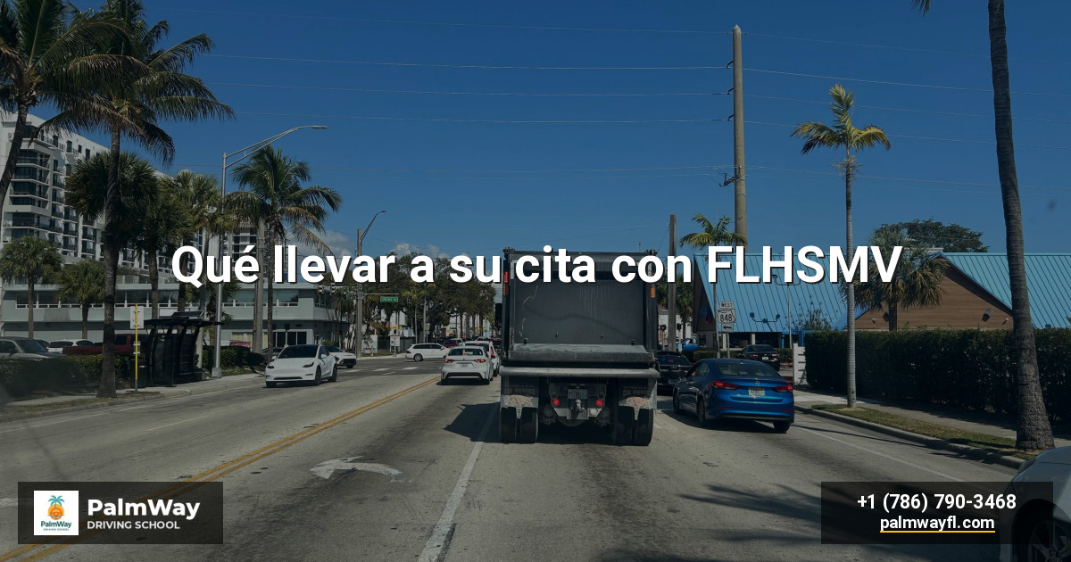 Qué llevar a su cita con FLHSMV