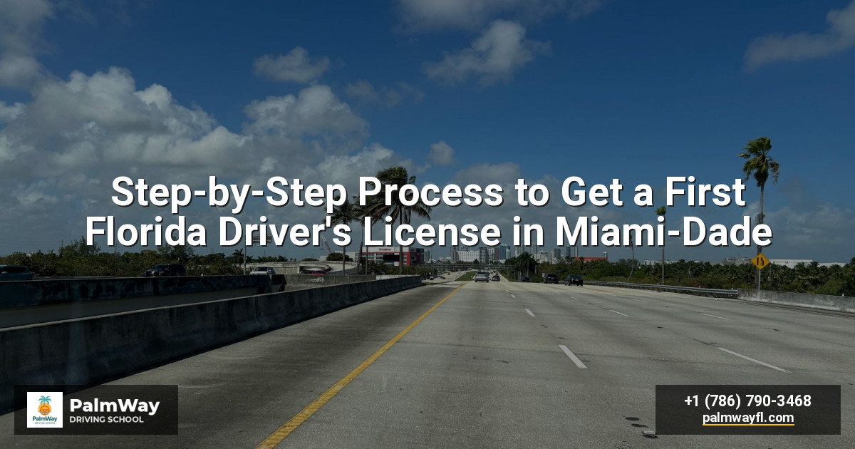Step-by-Step Process to Get a First Florida Driver's License in Miami-Dade