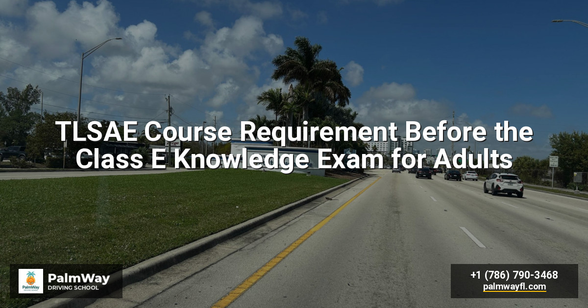 TLSAE Course Requirement Before the Class E Knowledge Exam for Adults