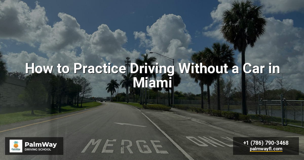 How to Practice Driving Without a Car in Miami